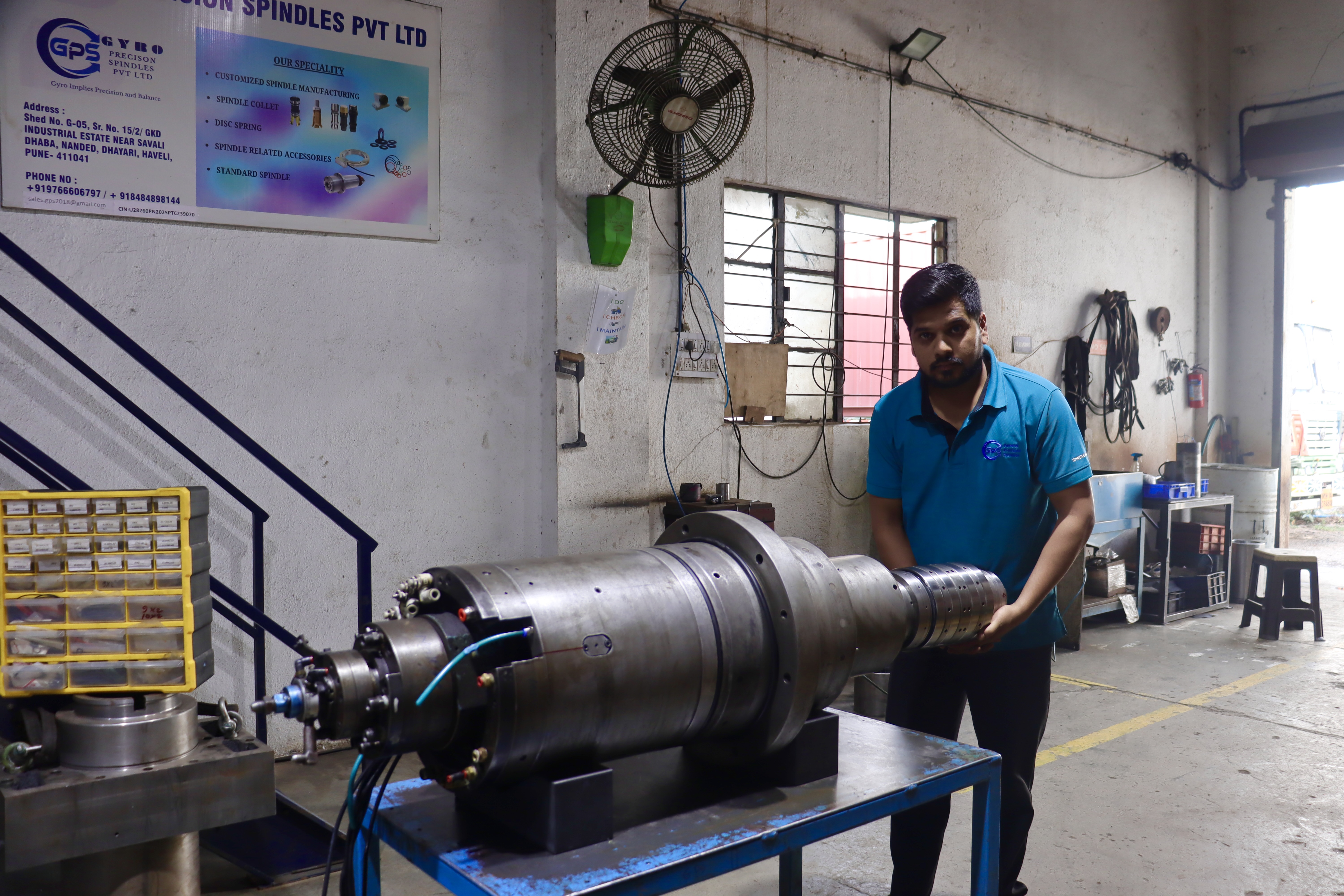 High-Frequency Grinding Spindle